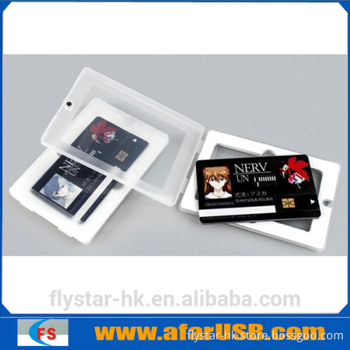 Full color printing card flash drive, free sample card flash memory